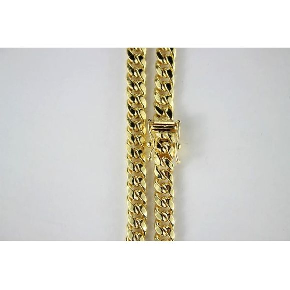 10K Miami Cuban Chain 6MM Brand New 18" - Picture 3 of 4